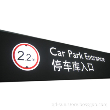Aluminium LED Box Road Traffic Sign